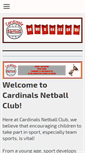 Mobile Screenshot of cardinalsnetball.com